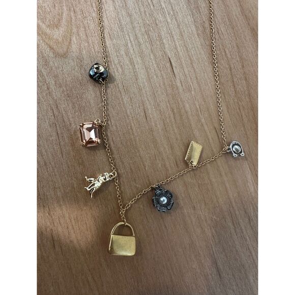Coach Mini Handbag Charm Necklace NWT - Picture 3 of 6